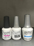 GELISH NAIL LACQUER COMBO TOP + BASE + MATTE TOP