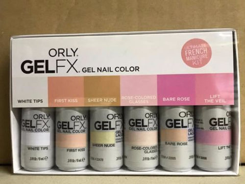 ORLY GEL FX ULTIMATE FRENCH Manicure Kit set of 6 ( Without Outside Box )