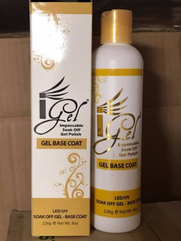 igel BASE COAT LED/UV GEL POLISH 8OZ REFILL