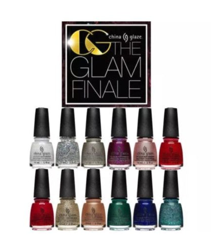 China Glaze NAIL POLISH GLAM FINALE HOLIDAY 2017 Collection < 84001-84012 >