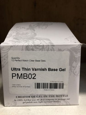 BOX OF 12 LECHAT ULTRA THIN VANISH BASE GEL