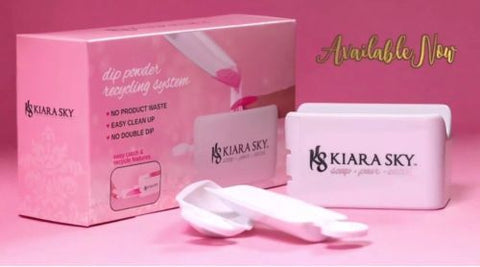 Kiara Sky Recycling System Case for Dip Powder Nails - No More Double Dipping!
