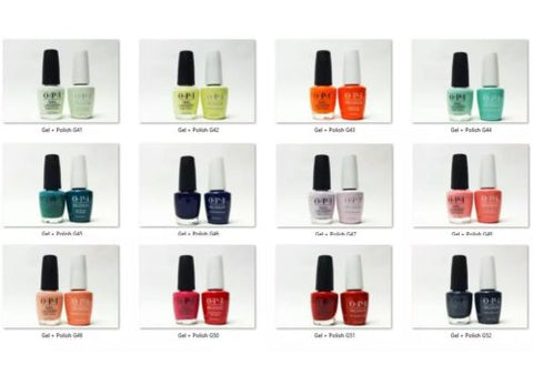 OPI GREASE Summer 2018 GEL + POLISH, Full Collection 24 pcs