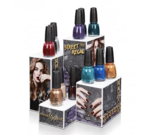 CHINA GLAZE NAIL POLISH STREET REGAL COLLECTION ( 12 PCS )