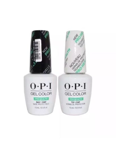 New OPI Gel Color Pro Health Base & Top Coat Value Duo Pack 0.5 fl. oz.