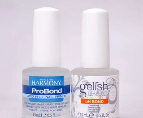 Hand & Harmony GELISH Duo : Pro BOND + pH BOND ProBond Acid Free Primer (0.5 oz)