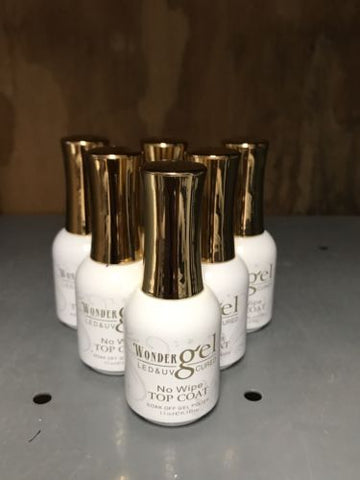 WONDER GEL TOPCOAT LED/UV SET OF 6 On Sale !
