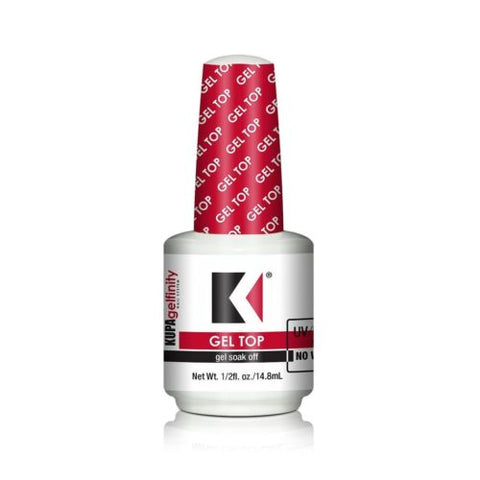 Kupa Gelfinity Gel Top Coat No Wipe UV/LED Cure Soak Off .5oz