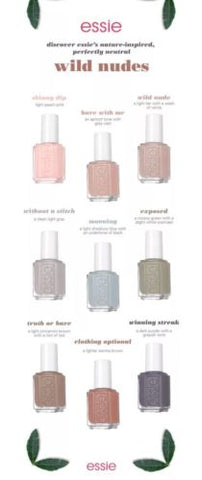Essie Wild Nudes Collection Fall 2017 Nail Polish Set of 9
