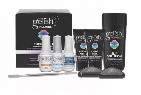 GELISH POLY GEL FRENCH KIT ON SALE ! ( Same day shipping ! )