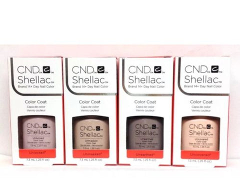 CND Shellac Gel Polish Nude The Collection Special 2018 (4 pcs)