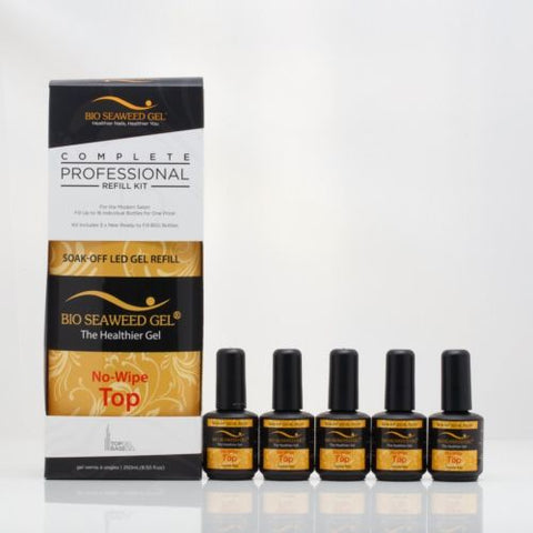 BIO SEAWEED GEL COMPLETE PROFESSIONAL REFILL KIT NO-WIPE TOP 8.5 OZ